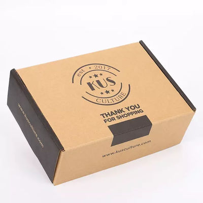 Foldable Recycled Craft Paper Brown Corrugated Cardboard Boxes